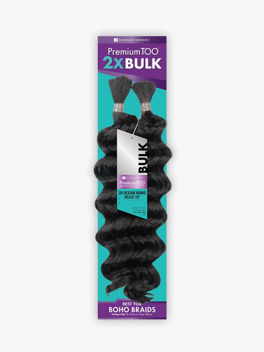 Premium Too Ocean Wave Bulk Braiding Hair 2X