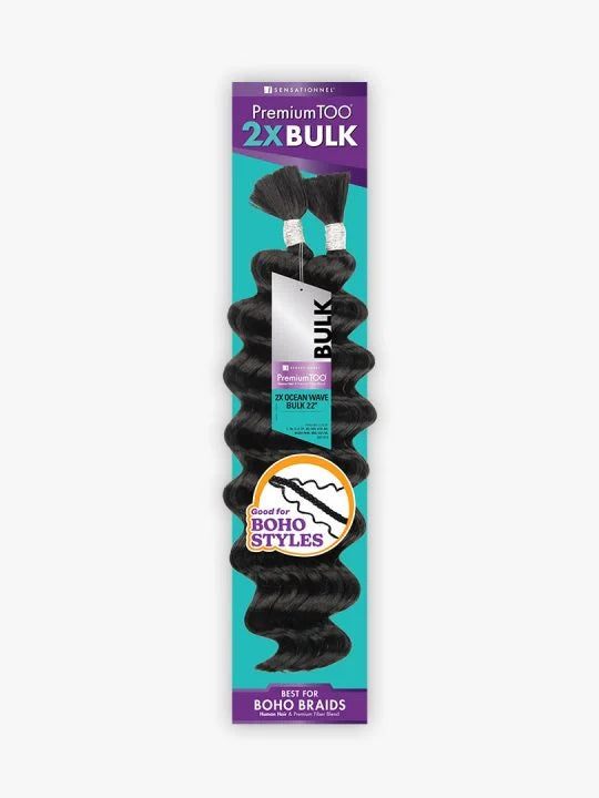 Premium Too Ocean Wave Bulk Braiding Hair 2X