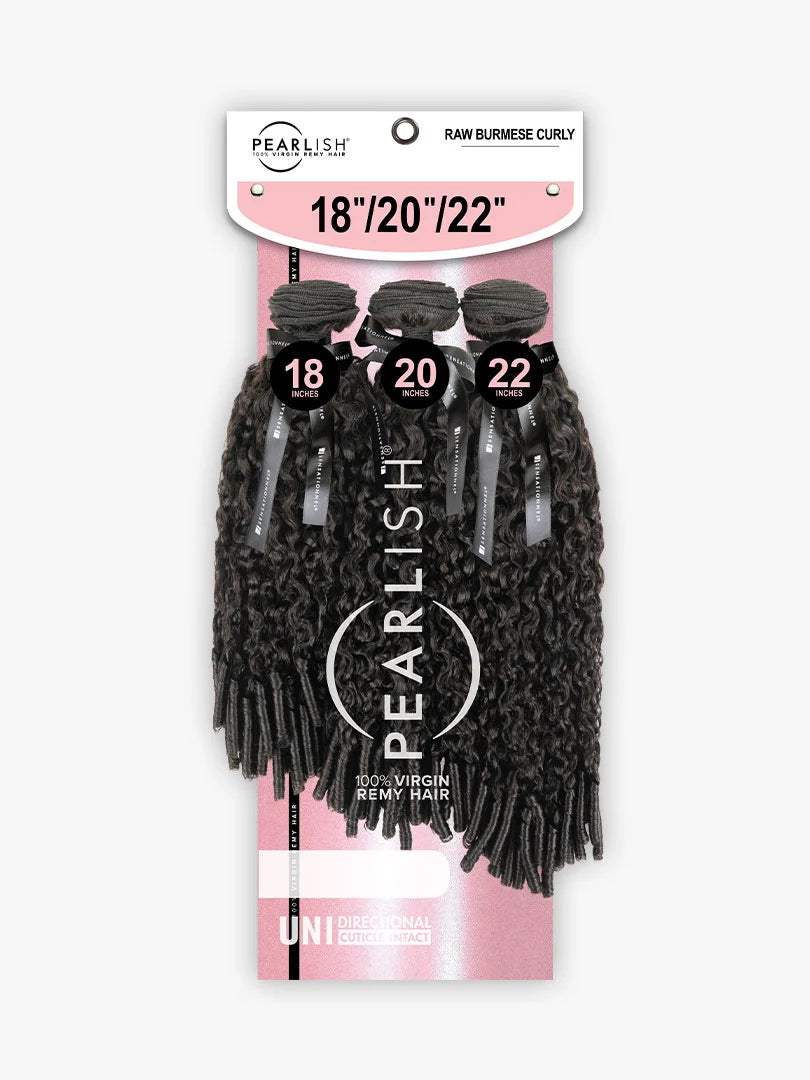 Pearlish Multi Raw Burmese Curly Human Hair Weave 101214–182022 | 2 Colors