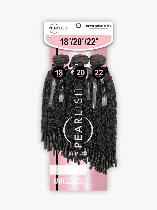 Pearlish Multi Raw Burmese Curly Human Hair Weave 101214–182022 | 2 Colors