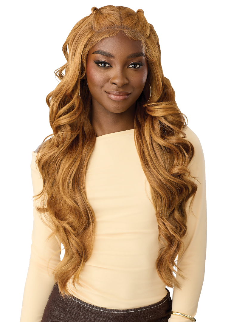 OT Perfect Hairline 13x6 Lace Front Wig Nueblend Body Wave 28 - Side View