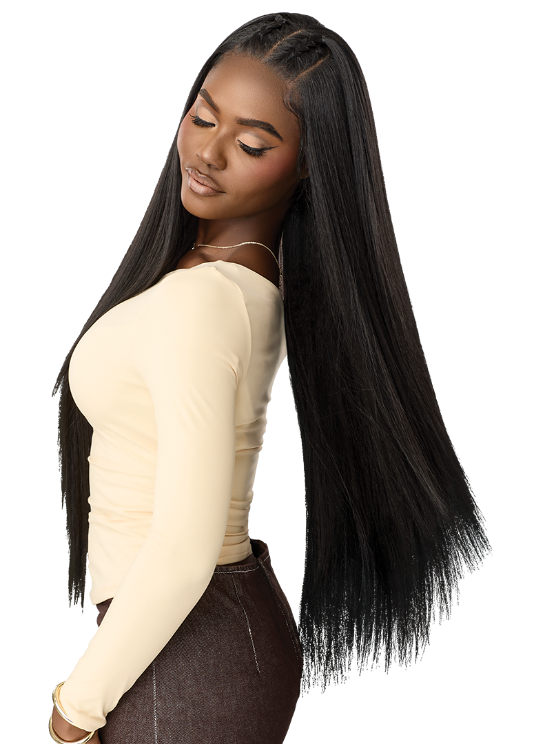 OT Outre Perfect Hairline NueBlend 13x6 Straight Lace Front Wig - Side View