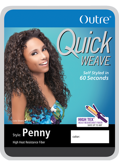 Quick Weave Synthetic Half Wig - PENNY