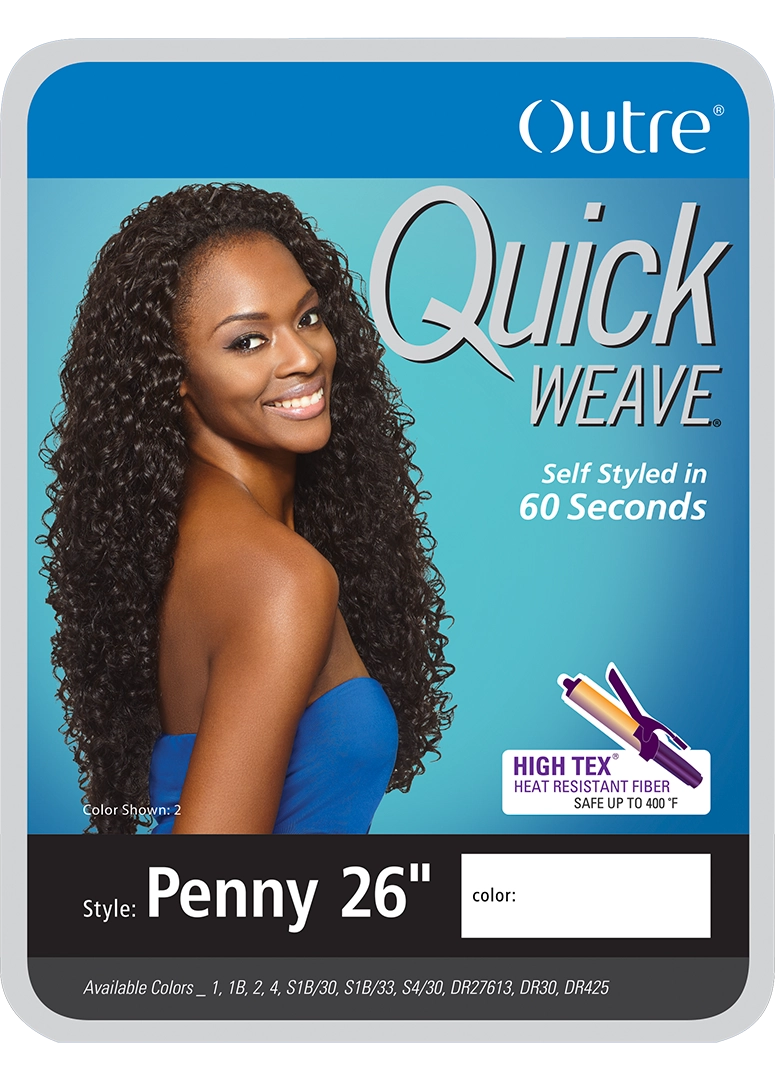 Quick Weave Penny 26" Synthetic Half Wig