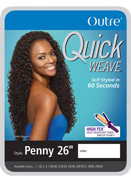 Quick Weave Penny 26" Synthetic Half Wig