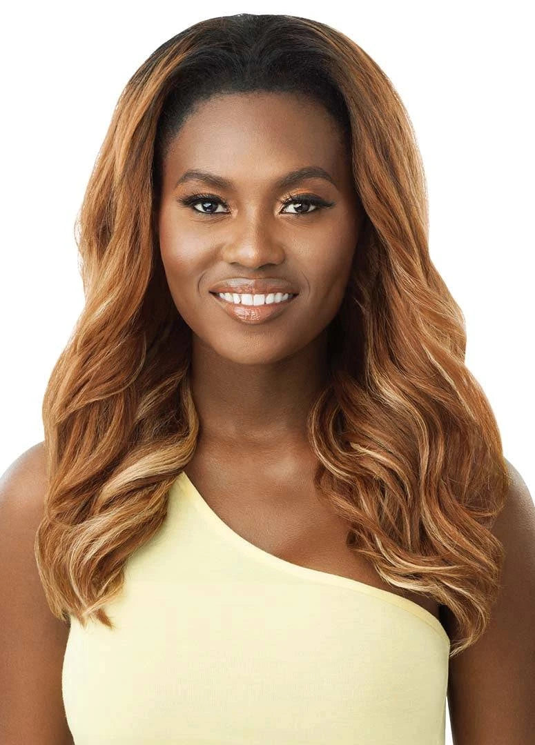 Outre Converti-Cap Synthetic Half Wig - Rosey Waves