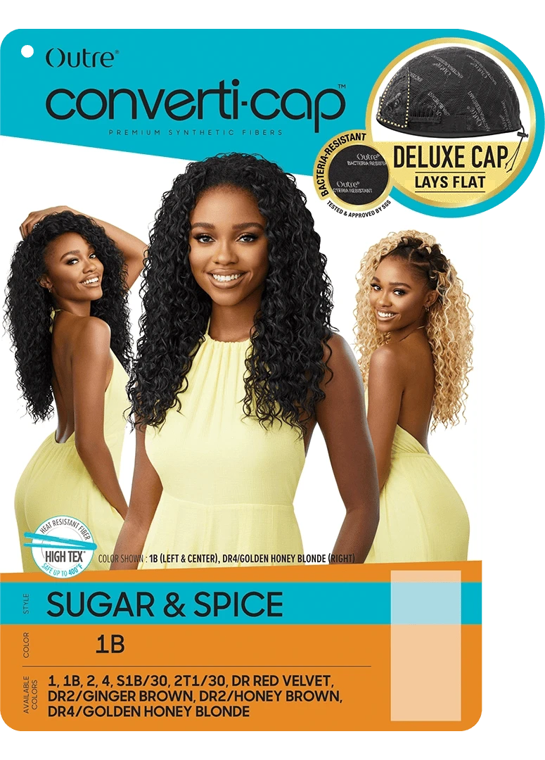 Outre Synthetic Converti-Cap Half Wig - SUGAR & SPICE