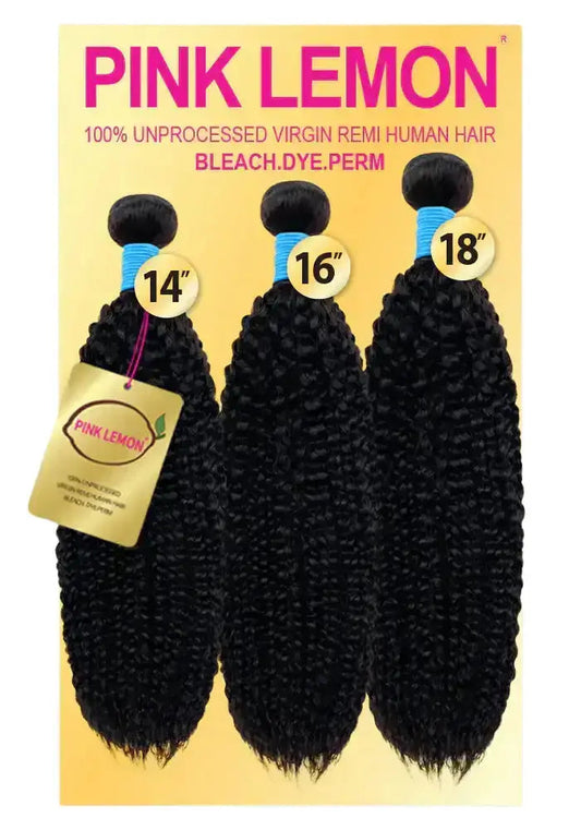 PINK LEMON BOHEMIAN CURL 3 BUNDLE DEAL