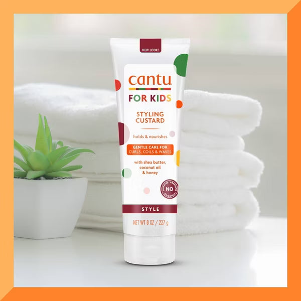 Cantu Kids Styling Custard - Shea Butter, Coconut Oil & Honey (8 oz)