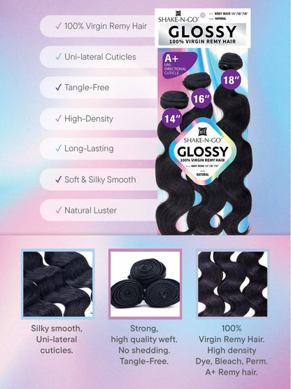 GLOSSY BODY WAVE 3 BUNDLE DEAL