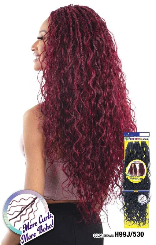 FB 3X BORA BORA CROCHET BOHO LOCS 22"