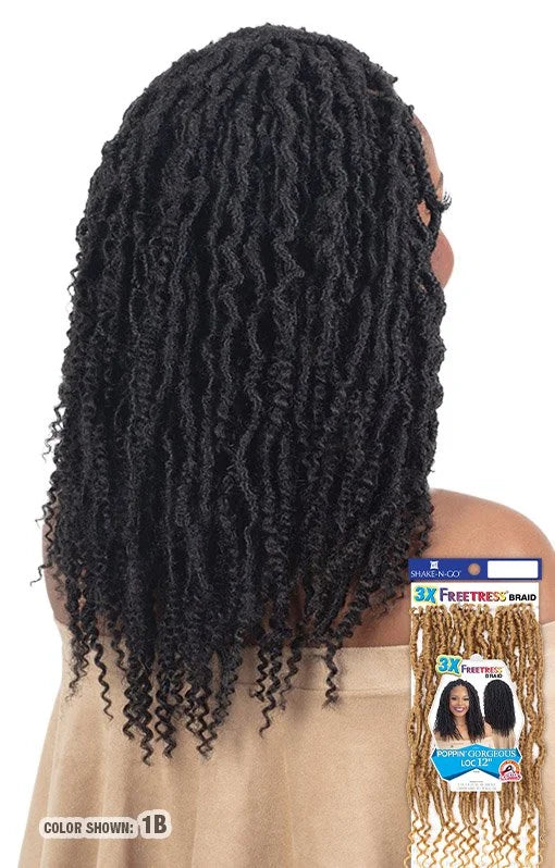 FB 3X POPPIN' GORGEOUS LOC 12"