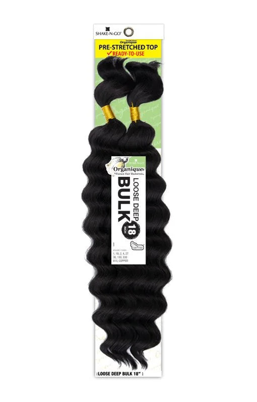 Organique Loose Deep Bulk 18"-22" Synthetic Hair