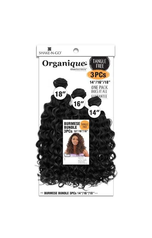 Organique Burmese 14"-22" Synthetic Bundle Pack