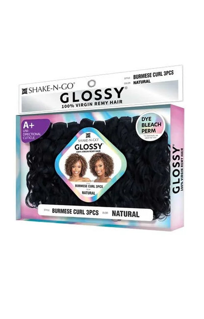 GLOSSY BURMESE CURL 3PCS - Hair Depot