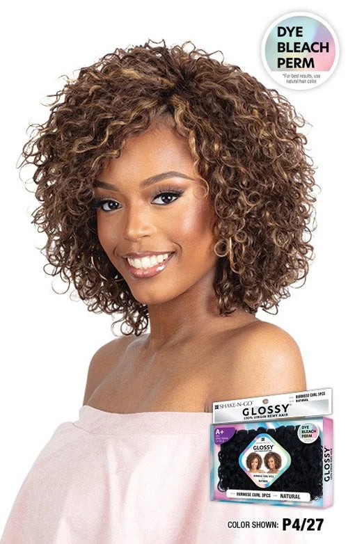 GLOSSY BURMESE CURL 3PCS - Hair Depot
