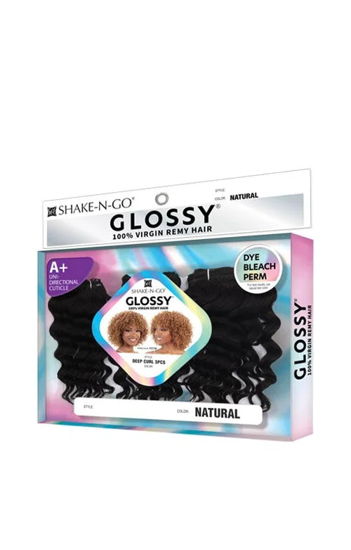 GLOSSY DEEP CURL 3 PCS - Hair Depot