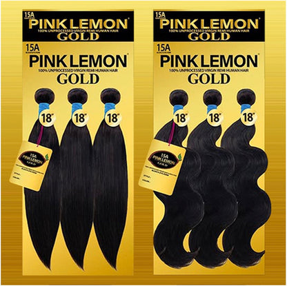 GOLD <TRIPLE> PINK LEMON STRAIGHT 3 BUNDLE DEAL