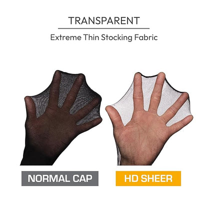 RED by Kiss HD Invisible Wig Caps (Black) - 5 Pcs