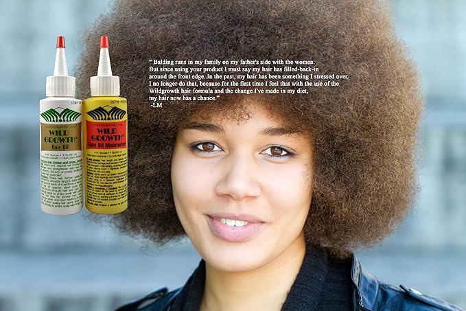 Wild Growth Light Oil Moisturizer: Hair Growth & Strength
