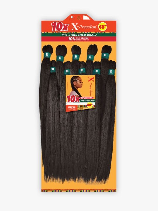 SB 10X X-PRESSION PRE-STRETCHED BRAID 48