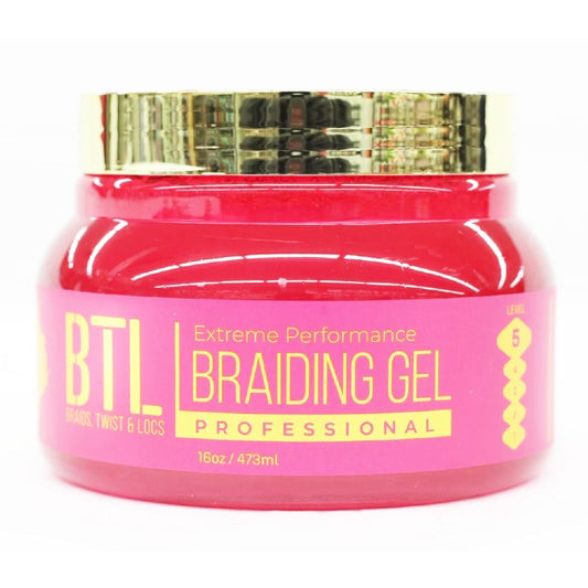 BRAIDING GEL EXTREME PERFORMANCE-PINK 16OZ BTLG01-16