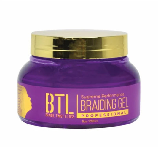 BRAIDING GEL SUPREME PERFORMANCE-PURPLE 8OZ BTLG02