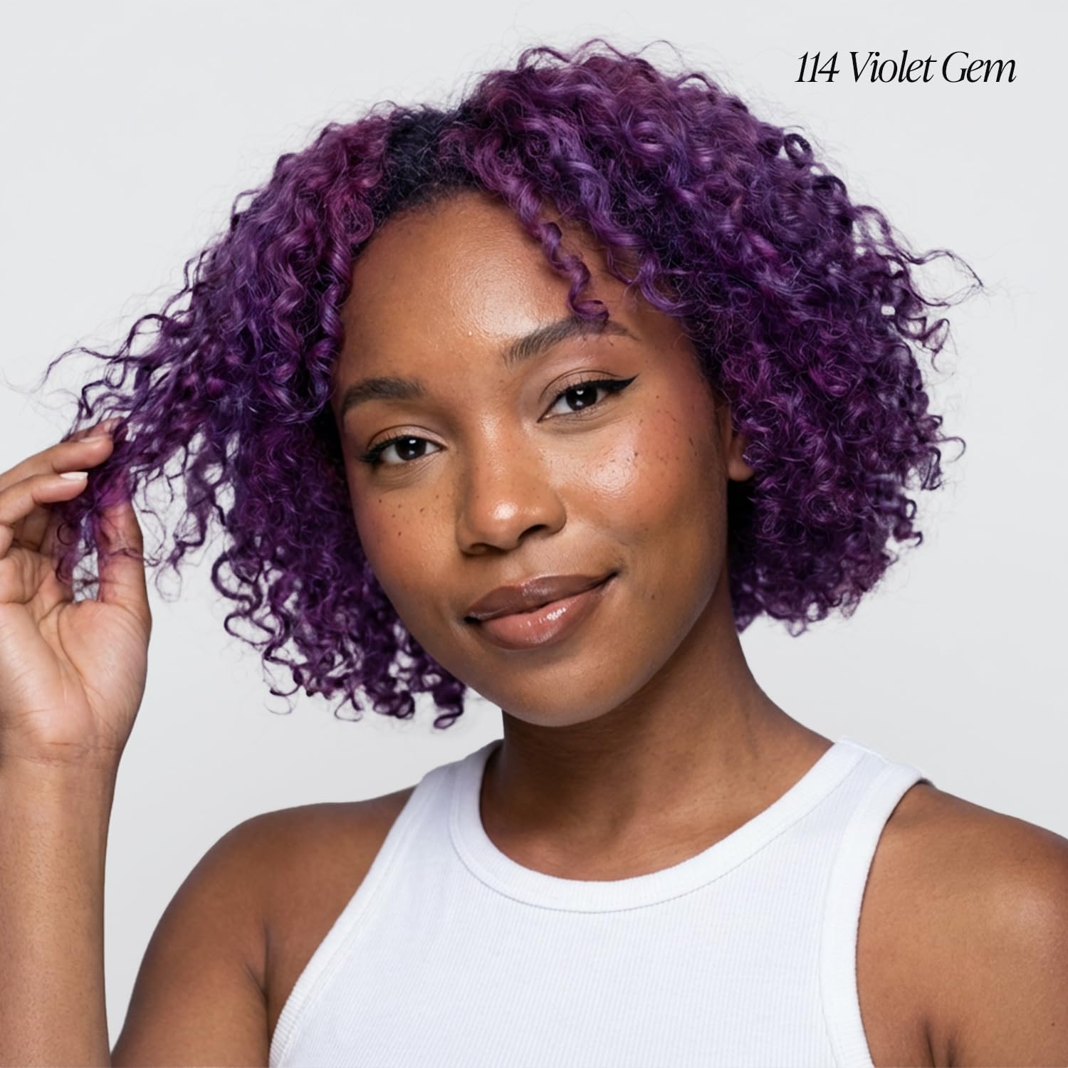 Creative Image Adore Semi-Permanent Hair Color - #114 Violet Gem - Color 114 swatch