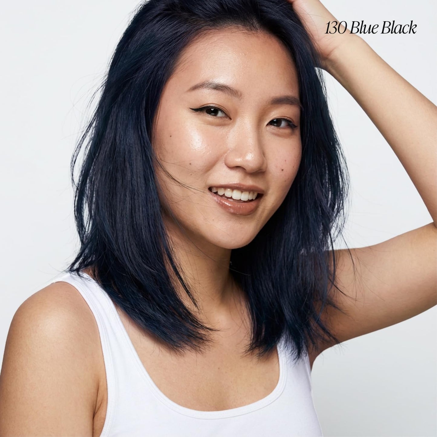 Creative Image Adore Semi-Permanent Hair Color - #130 Blue Black - Color 130 swatch