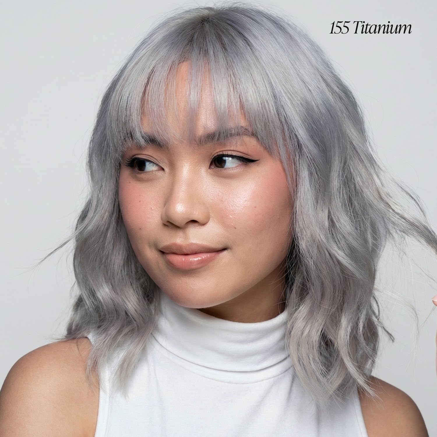 Creative Image Adore Semi-Permanent Hair Color - #155 Titanium - Color 155 swatch