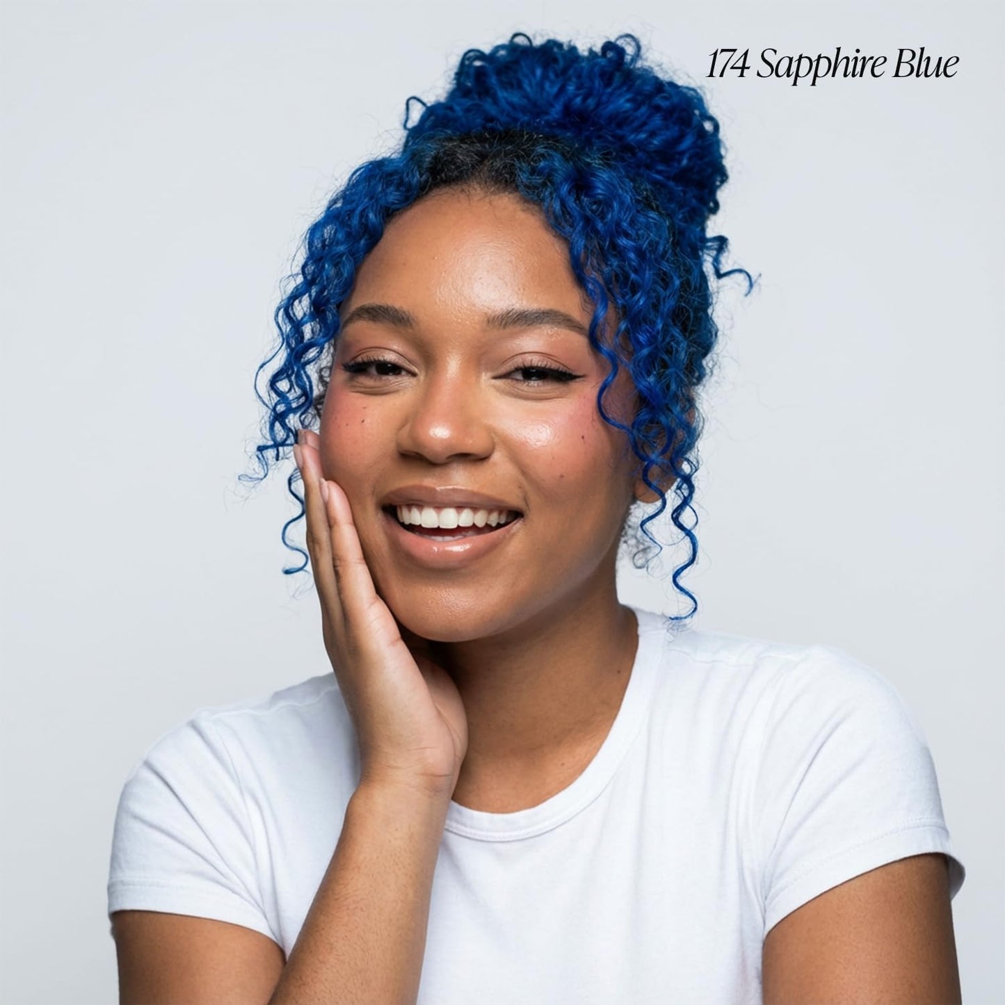 Creative Image Adore Semi-Permanent Hair Color - #174 Sapphire Blue - Color 174 swatch