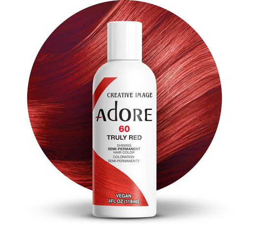 Creative Image Adore Semi-Permanent Hair Color - #60 Truly Red - Color 60 swatch