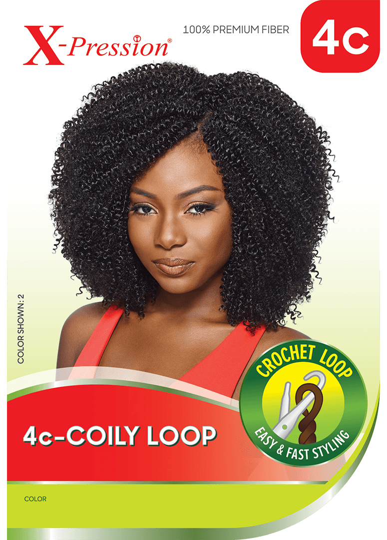 X-PRESSION BRAID - 4C - COILY LOOP