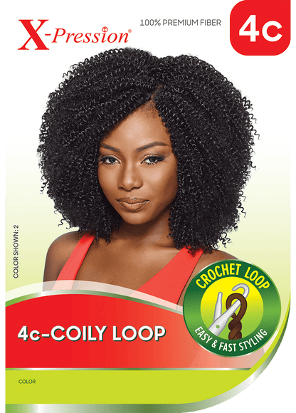 X-PRESSION BRAID - 4C - COILY LOOP