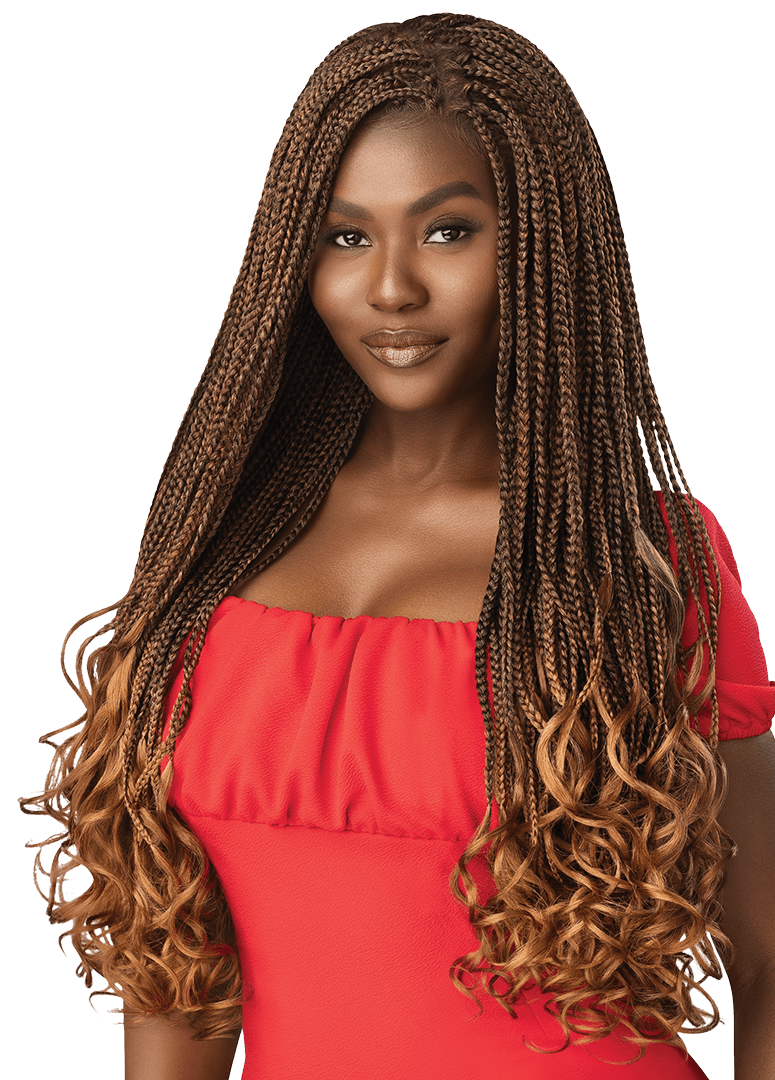 X-PRESSION - TWISTED UP - BOX BRAID FRENCH CURL 22 3X