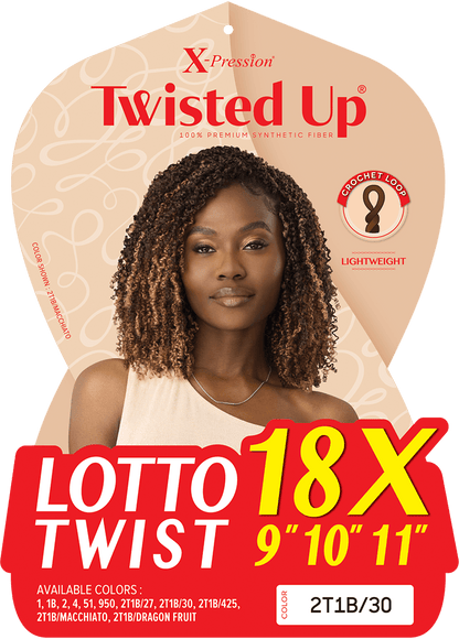 X-PRESSION - TWISTED UP - LOTTO TWIST 9 10 11 18X