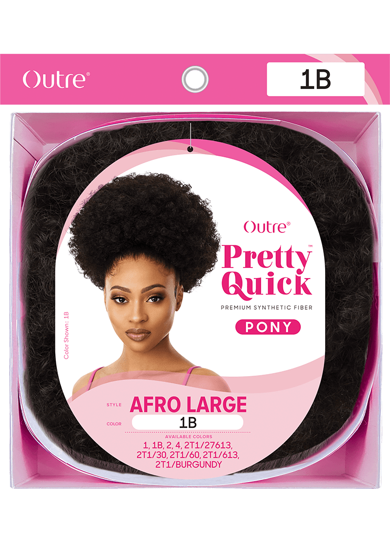 PRETTY QUICK - PONY - AFRO LARGE