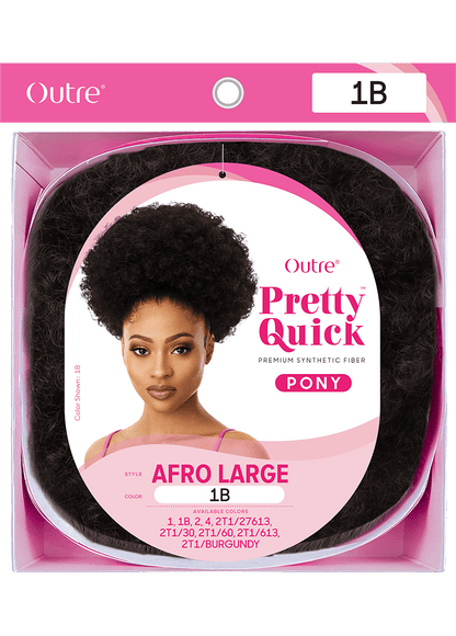 PRETTY QUICK - PONY - AFRO LARGE