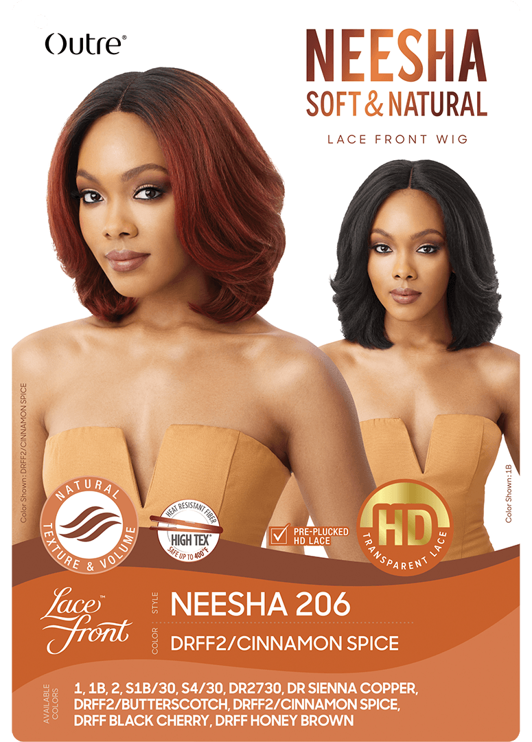 LACE FRONT WIG - NEESHA SOFT & NATURAL - NEESHA 206