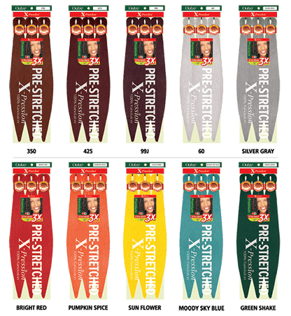 X-PRESSION BRAID-PRE STRETCHED BRAID 42 3X