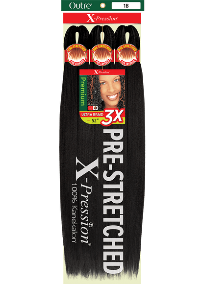 X-PRESSION BRAID-PRE STRETCHED BRAID 42 3X