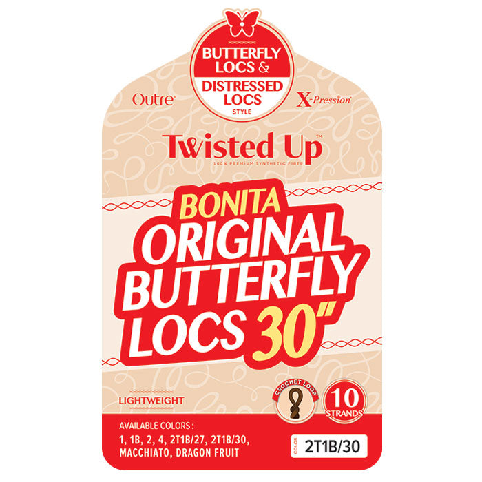 X-PRESSION - TWISTED UP - ORIGINAL BUTTERFLY LOCS 30