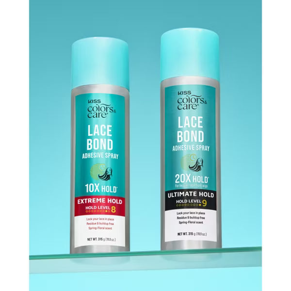 KISS Products Colors & Care Lace Bond Hair Spray - Ultimate Hold - 11.1oz