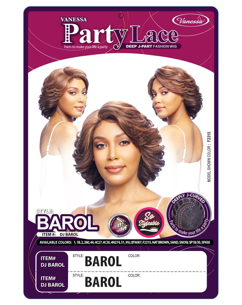 Synthetic Lace Wigs DJ BAROL