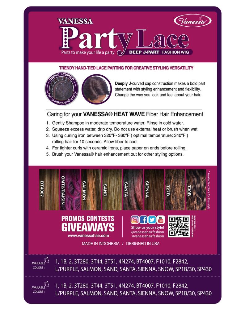 Synthetic Lace Wigs DJ LOLA