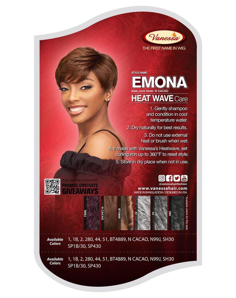 Synthetic Wigs EMONA