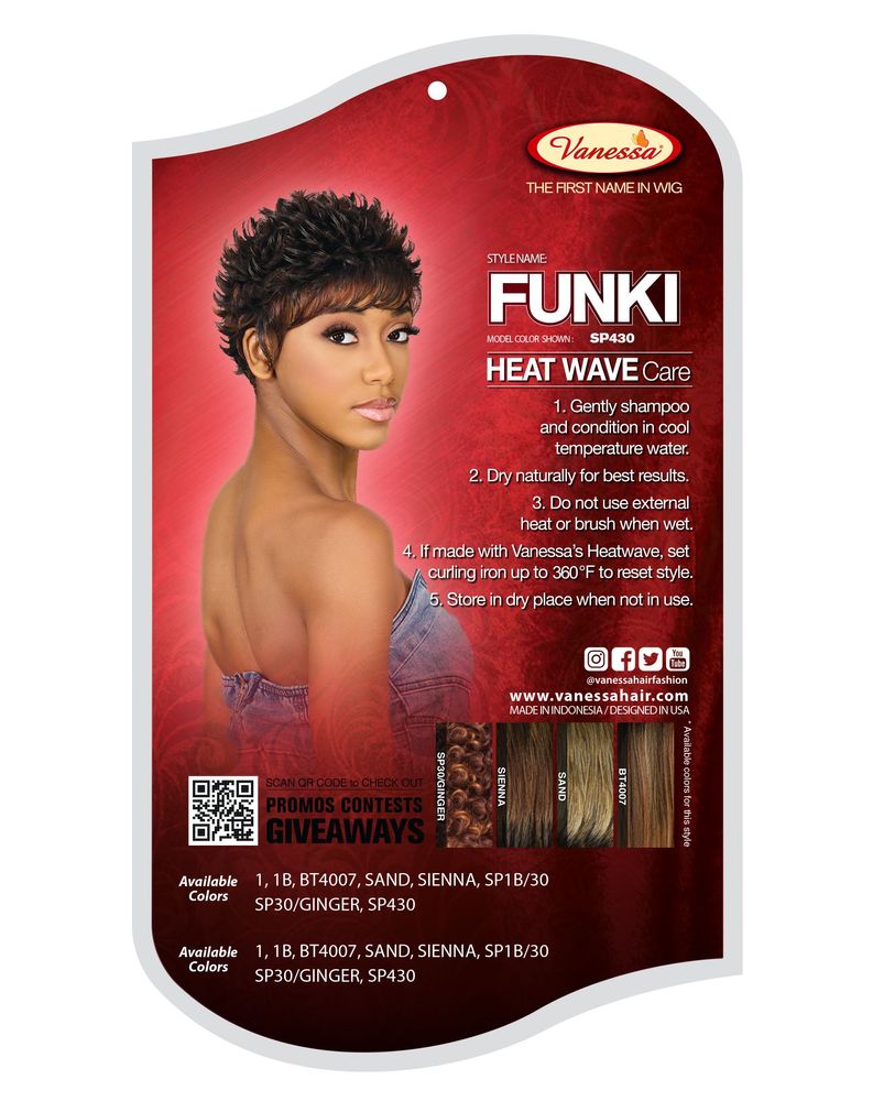 Synthetic Wigs FUNKI
