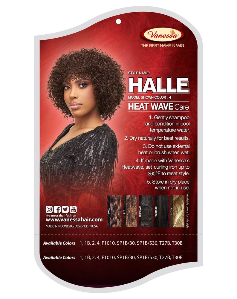 Synthetic Wigs HALLE