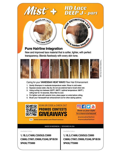 Synthetic Lace Wigs MIST BELLAGIO