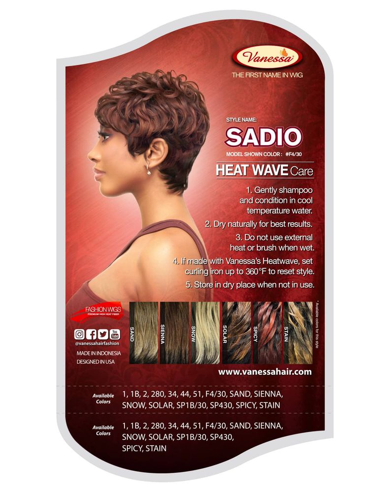 Synthetic Wigs SADIO